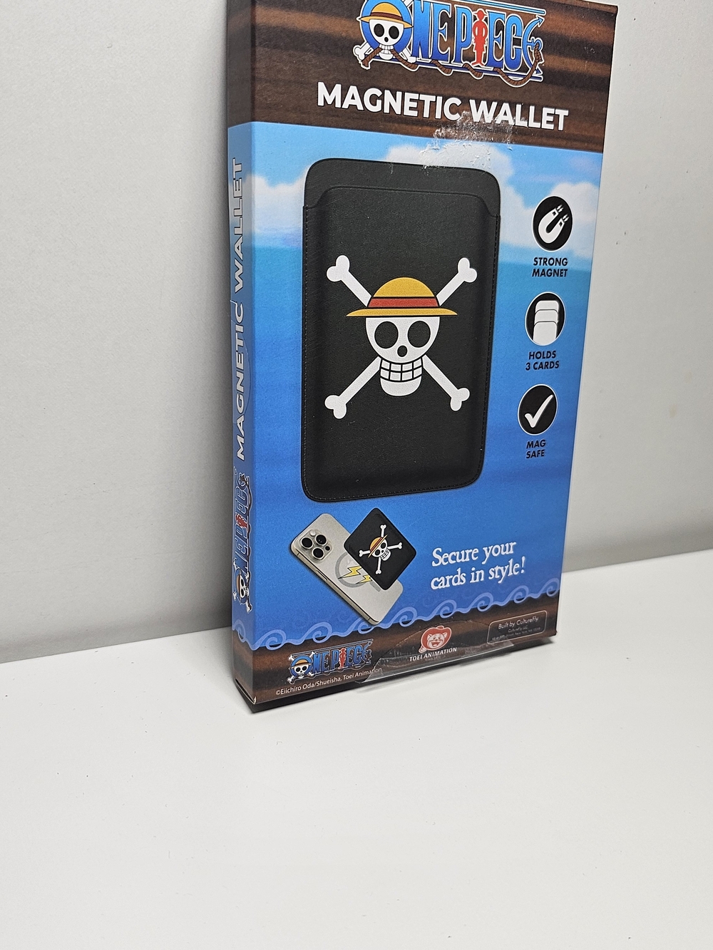 Onepiece Magnetic Card Wallet – Black